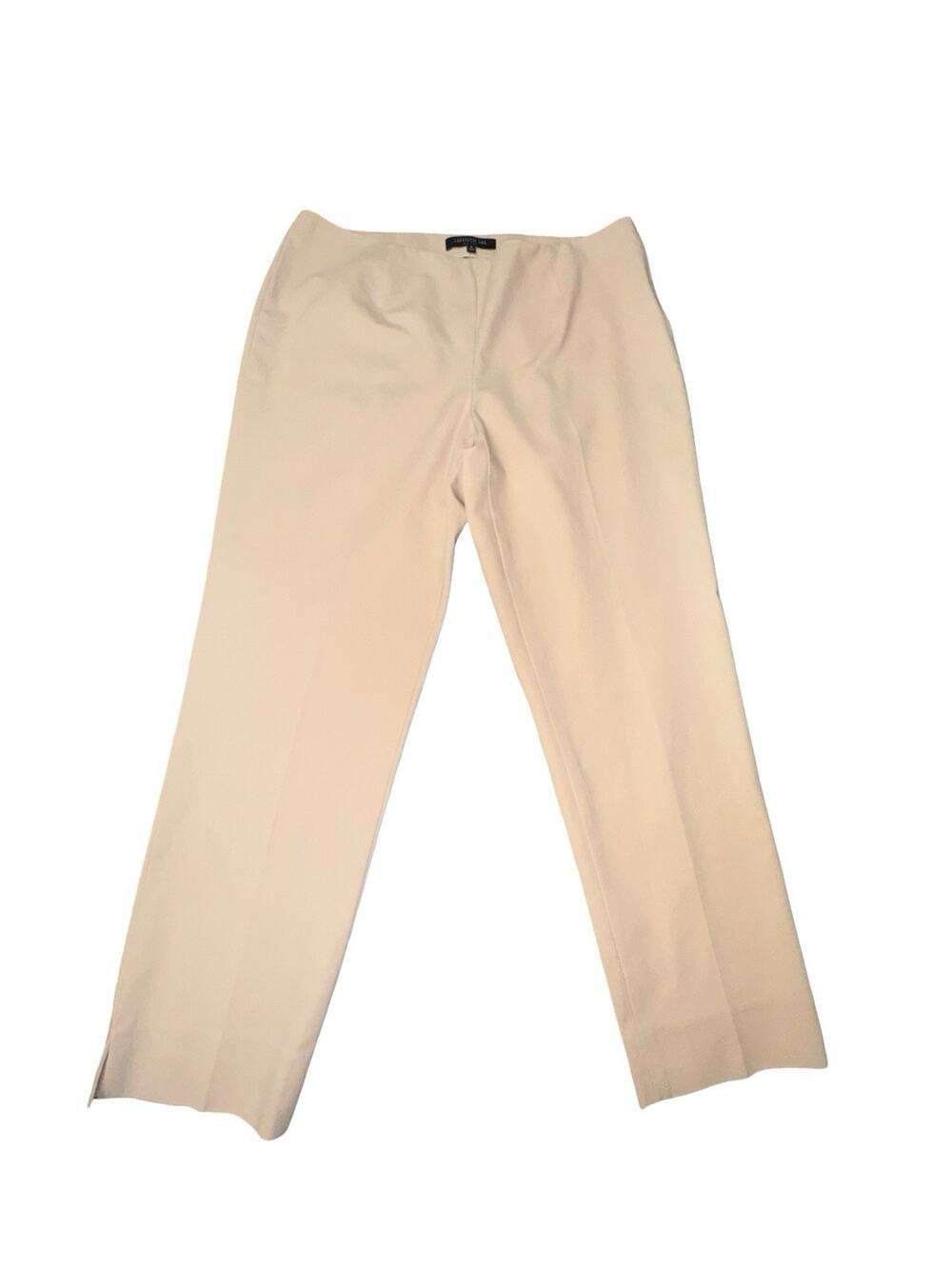 Lafayette 148 New York Peach Cropped Bleeker Slacks - Size 6